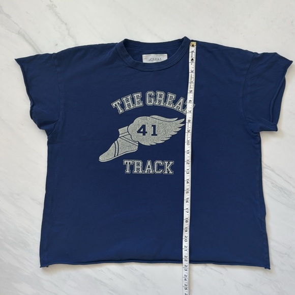 VGUC The Great 
Raw Edge Boxy Tee 
Size Small 1 Track & Field - Picture 3 of 6